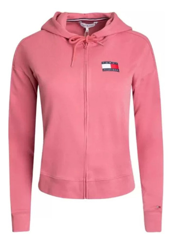 Sudadera Tommy Hilfiger Light Weight Rosa Mujer Uw0uw03015-t