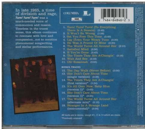 Cd - The Byrds / Turn! Turn! Turn! - Original Y Sellado