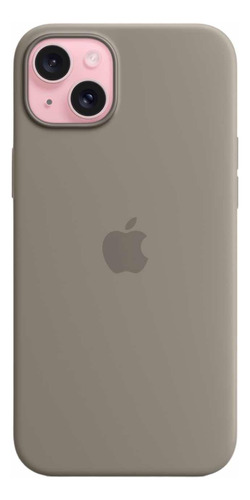 Capa De Silicone Com Magsafe Para iPhone 15 Plus- Argila