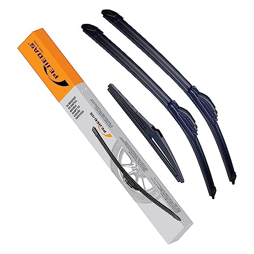 24 +17  Windshield Wipers With 12  Rear Wiper Blade Set...