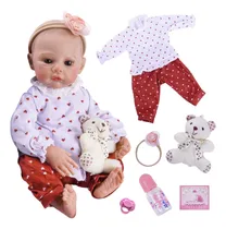Comprar Kit Boneca Bebe Reborn Mamadeira, Chupeta E Certidão