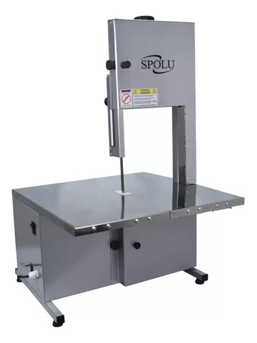 Serra Fita Para Açougue 1,74m Bancada Inox Motor Weg 800w bivolt