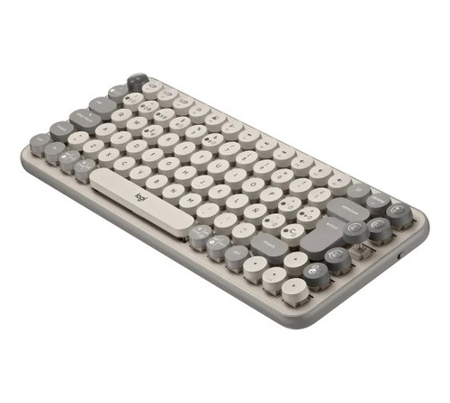 Teclado Mecánico Inalambrico Bt Logitech Pop Keys Mist