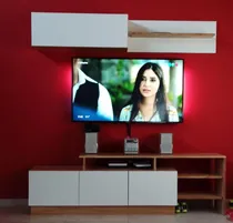 Comprar Rack Modular Led Mesa Tv Lcd Mueble Living Comedor