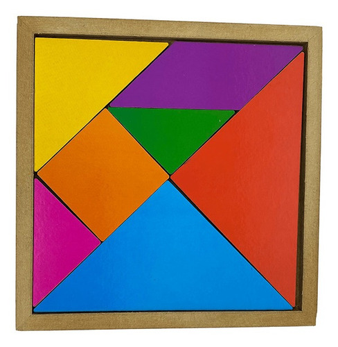 Quebra Cabeça Tangram Brinquedo Jogo Educativo Pedagógico