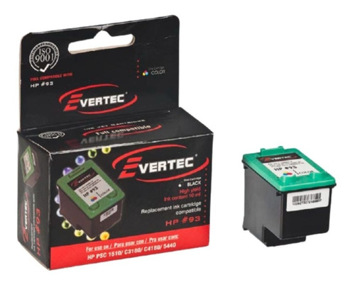  Cartucho Alternativo Evertec Para 93e 7850 5440 La Plata