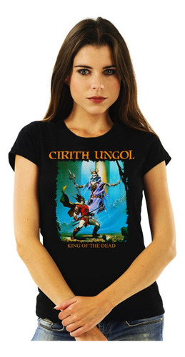 Polera Mujer Cirith Ungol King Of The Dead Metal Impresión D