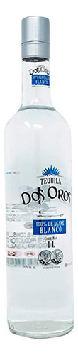 Tequila Dos Oros Blanco 100% 1000 Ml