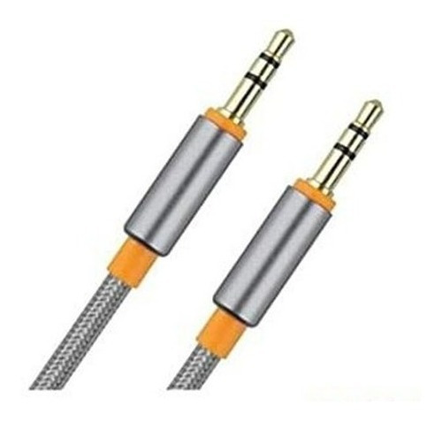 Imagen 1 de 2 de Cable Auxiliar Audio Plug 3.5mm 2mt Nylon