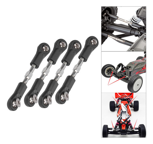 Varilla De Dirección De Coche Rc De Metal Para Zd 67-77 Mm