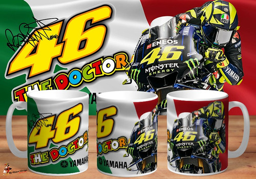 Taza De Ceramica Valentino Rossi Yamaha 06
