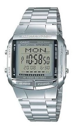 Reloj Casio Modelo Db 360 Metal Plateado