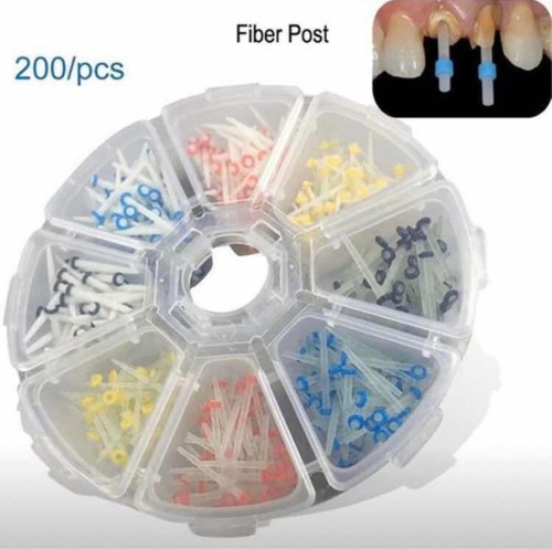 Postes De Fibra De Vidrio Odontológico Por 200 Unidades