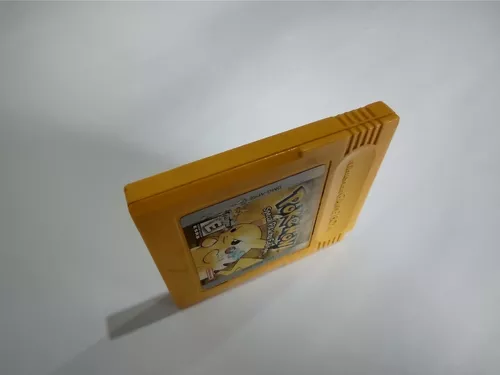 Pokemon Yellow Game Boy Color Gba Original Salvando + Case!