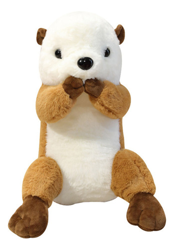 Cozy Otter Doll, Adorable Peluche De Nutria De Pie Para Niño