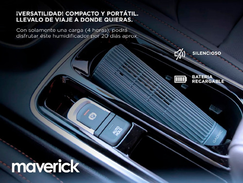 Imagen 6 de 10 de Ozonizador Ionizador Aire Antibacterial Purificador Maverick