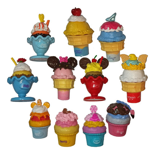 D-lectables Disney Colección 1 Pack Helados 11 Pzs Raro