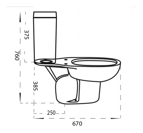 Imagen 6 de 10 de Combo Baño Economico Inodoro Vanitory Piso Griferia Completo