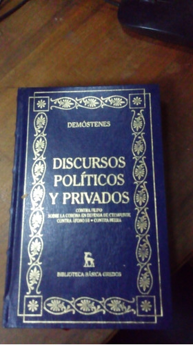 Libro Discursos Políticos Y Privados