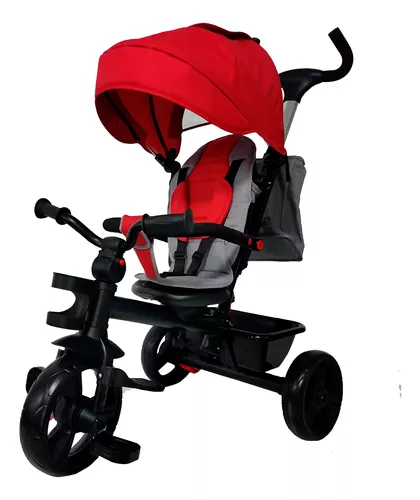 Motoca Infantil Triciclo Pedalar Menino Menina Cor Vermelho