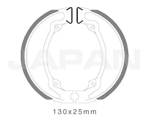 Banda Freno Japan Um Nitrox 125 R Delantera 1010124