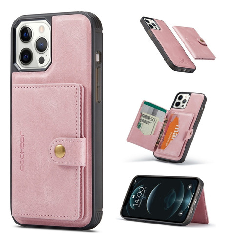 Funda Desmontable Magnética Retro Jeehood Para iPhone 13 Pro