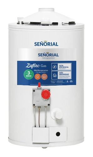 Termotanque Multigas Señorial Zafiro Tsz-30 Blanco 30 Lts