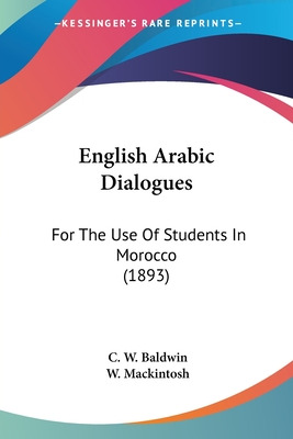 Libro English Arabic Dialogues: For The Use Of Students I...