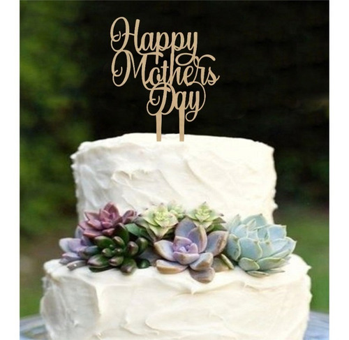 Imagen 7 de 10 de Letrero Para Pastel Mama Te Amo Topper Cake Art943