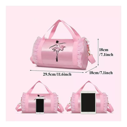 Bolsas De Ballet Para Niñas, Mochila Deportiva, Bandolera