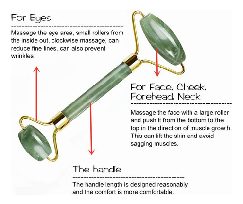 Jade Roller Y Gua Sha Set Ysrisny Para Rostro Antienvejecimi