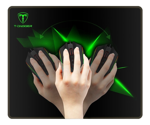 Imagen 6 de 6 de Pad Mouse Gamer T-tmp101 Geometry S 29x24cm Tamaño Pequeño