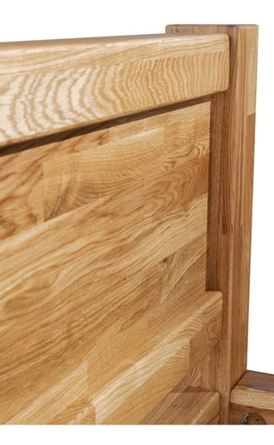 Cama Doble De Madera Maciza 100% Roble Ref: Maciza45