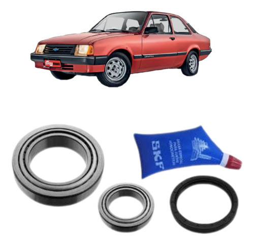 Kit Rolamento Roda Dianteira Chevette Marajo 1980 A 1989 Skf