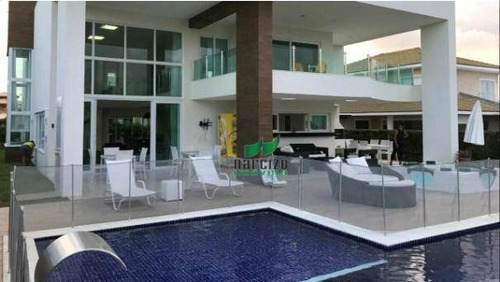 Casa Com 5 Dormitórios À Venda, 440 M² Por R$ 3.490.000,00 - Guarajuba - Camaçari/ba - Ca2421