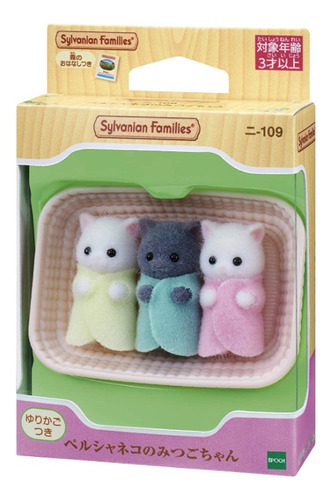 Juguete Sylvanian Families Bebés Trillizos Persa Original