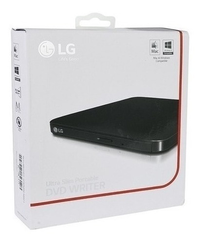 Imagen 4 de 4 de Quemador Y Lector De Dvd Externo Portable Ultraslim LG 8x