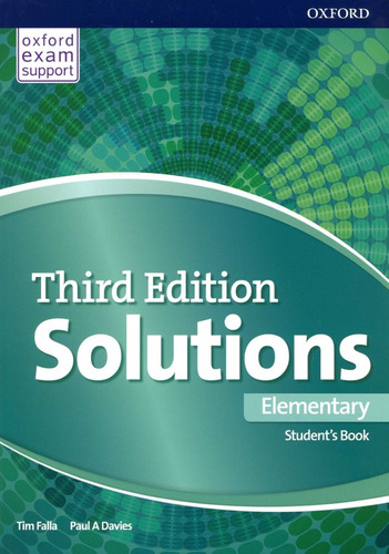 Solutions (3/ed.) - Elementary - Book - Tim, A