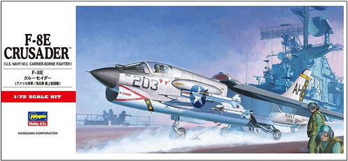 F-8e Crusader Marca Hasegawa Escala 1:72