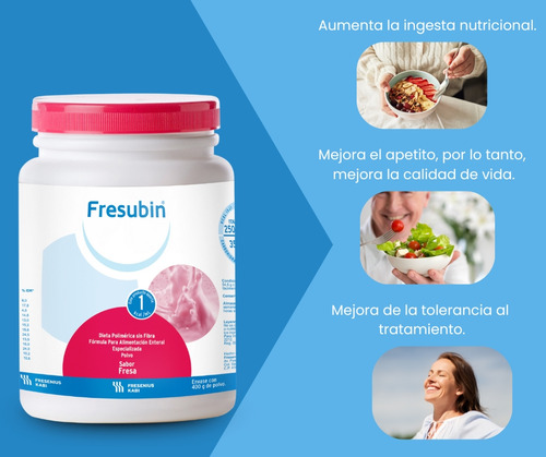 Fresubin Sabor Fresa Polvo 400 G. Fresenius