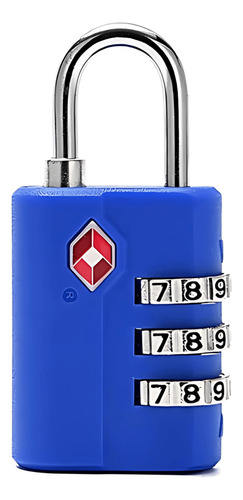 Candado Viaje Valija Wanderlust Combinación 3 Digi Tsa 38257 Azul