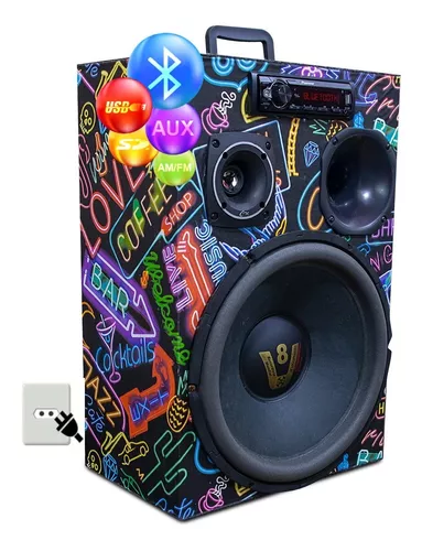 CAIXA BOB ESPONJA EROS TARGET 4.5 STETSOM USINA JBL PERSONALIZADA