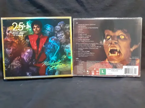 Cd - Michael Jackson - Thriller Ed. 25 Anos - Com Luva | MercadoLivre