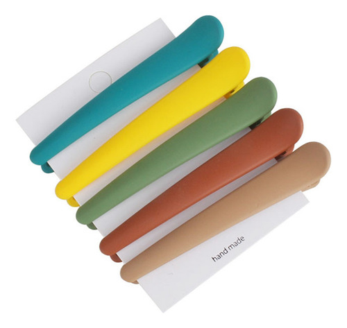 Pinzas De Pelo De Plástico De Colores, 10 Unidades, Para