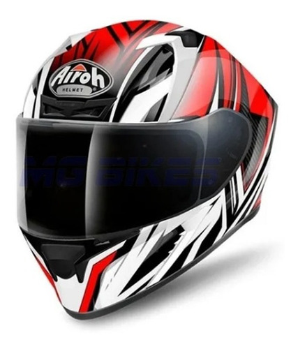 Casco Moto Airoh Helmet Valor Integral Solo En Mg Bikes