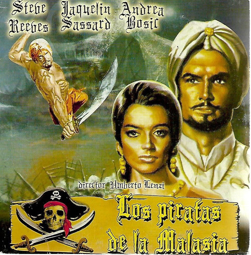 Dvd - Los Piratas De La Malasia - Con Steve Reeves - Clasico
