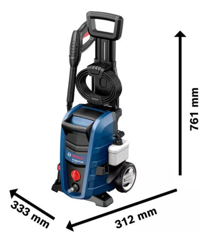 Hidrolavadora Bosch Ghp 180 Con Manguera 5 Metros Color Azul marino Frecuencia 50 Hz