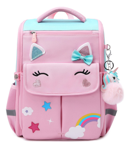 Mochilas De Unicornio Para Nias, Para La Escuela, Con Lazo,