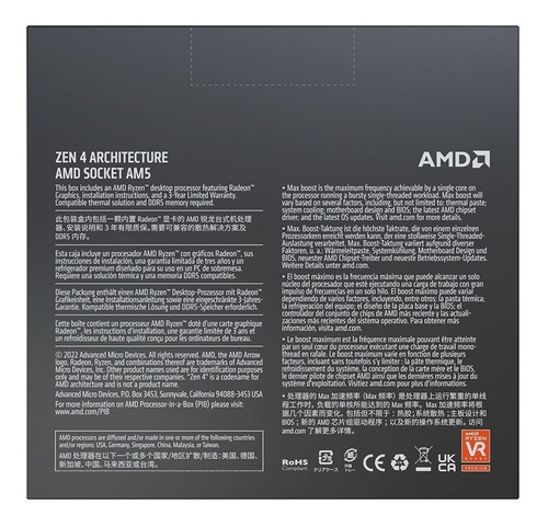 Imagen 3 de 8 de Procesador Amd Ryzen 9 7900x 5.6 Ghz - Am5 Mexx 1