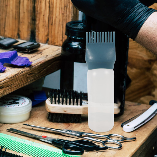 Botella De Tinte Para El Cabello Con Peine, Peine De Plástic